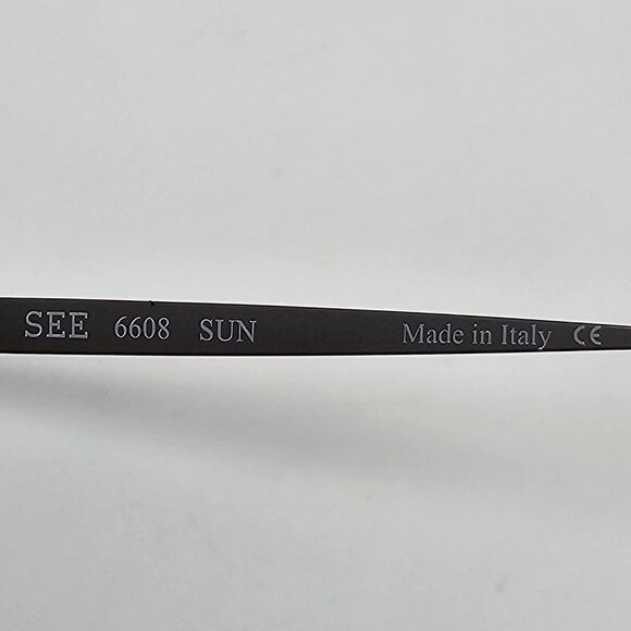 See Eyewear SEE 6608 C4 Gunmetal Frame Green Mirror Lens Cat Eye Sunglasses 50mm main image 5